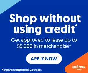 Acima — Shop without using credit. Apply now.